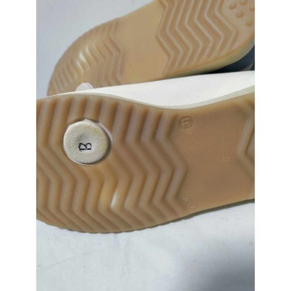 Balocchi Vera Pelle Leather  Sneakers Shoes Off White Lace up Kid's Size 13 - Picture 6 of 7